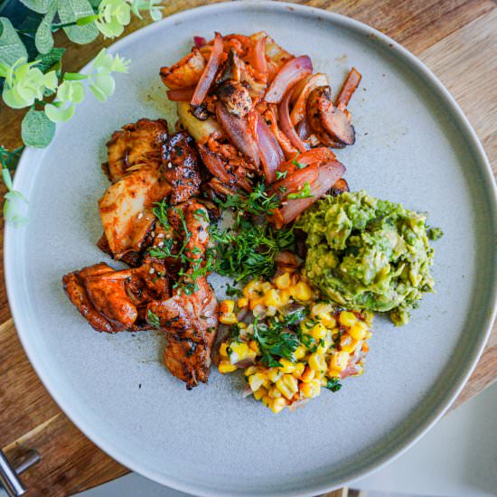 Korean Chicken Burrito Bowl