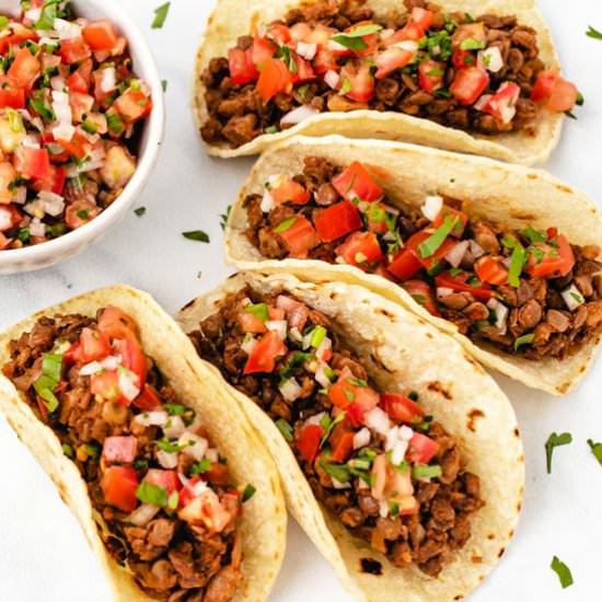 Lentil Walnut Taco Meat