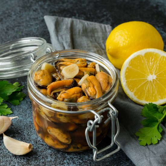 Pickled Mussels