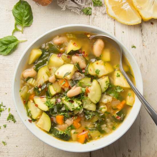 Chunky Zucchini Soup