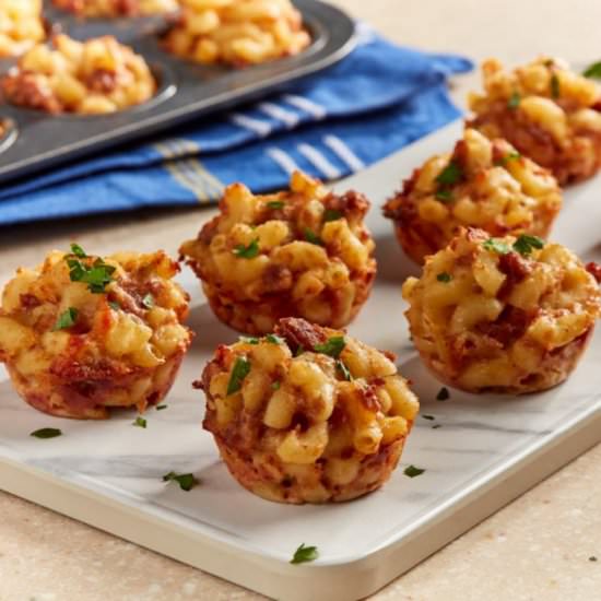 Beefy Mac Mini Bites