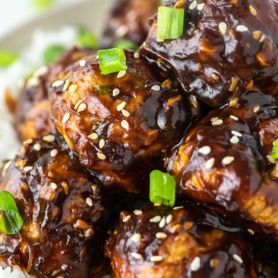 Asian Turkey Meatballs