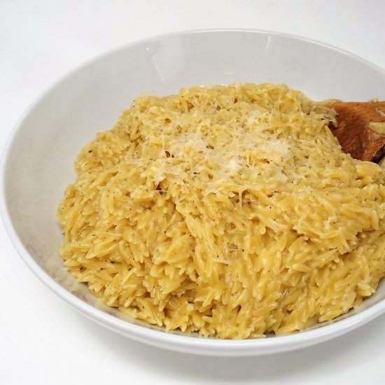 Garlic and Parmesan Orzo