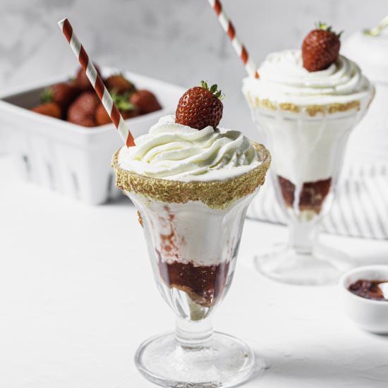 Strawberry Cheesecake Milkshake