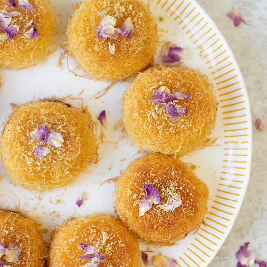Mini Kunafa with Ricotta Cheese
