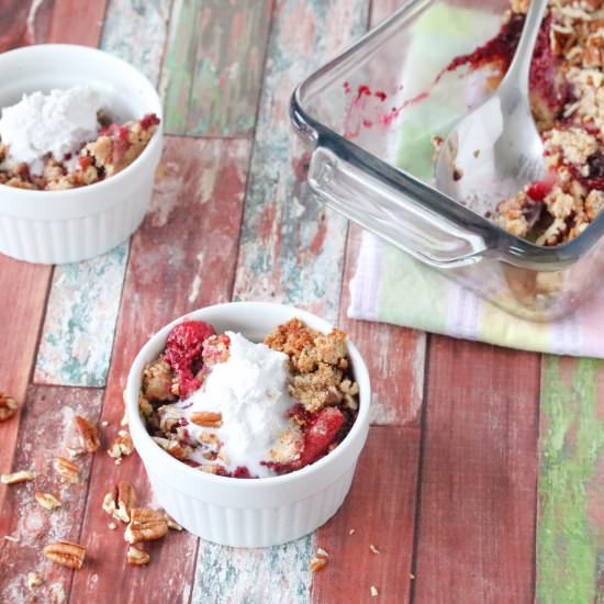 Triple Berry Crumble (Paleo Crisp)