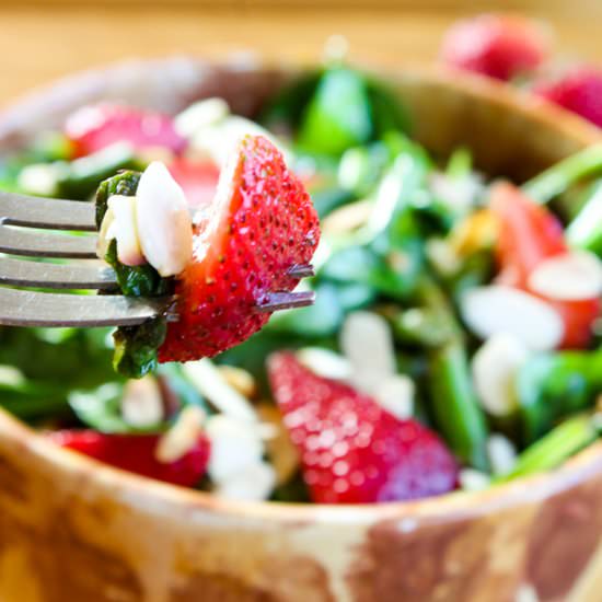 Keto Strawberry Asparagus Salad
