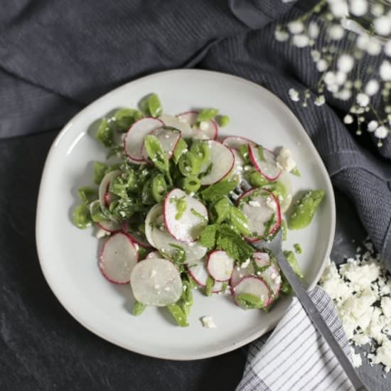 Sugar Snap Pea Salad