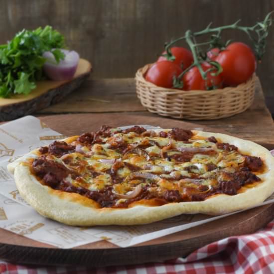 Bolognese pizza (also gluten free)