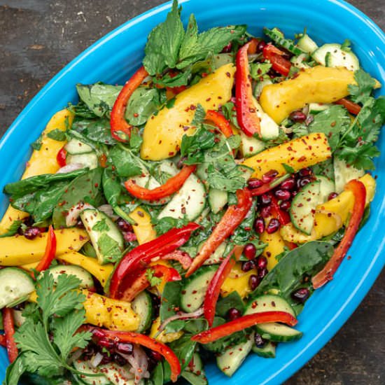 Mediterranean-Style Mango Salad