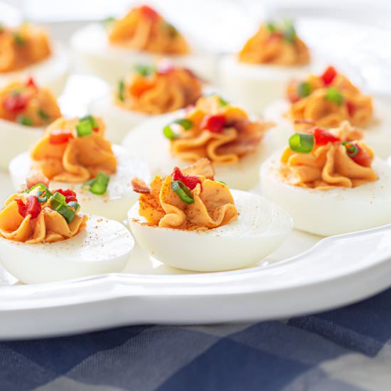 Pimento Cheese Deviled Eggs