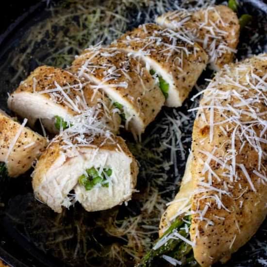 Asparagus Stuffed Chicken