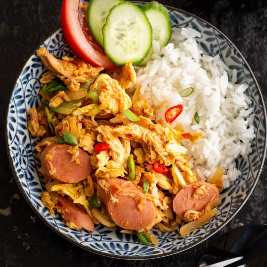 10 Minute Indonesian Crazy Rice