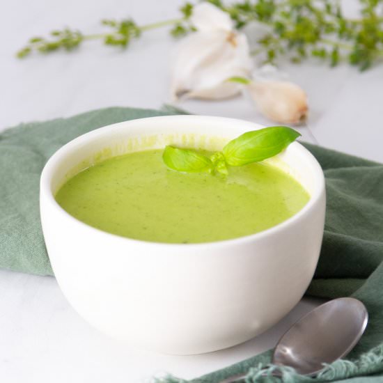 Zucchini Basil Soup
