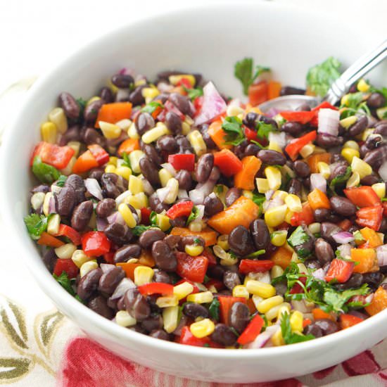Easy Mexican Bean Salad