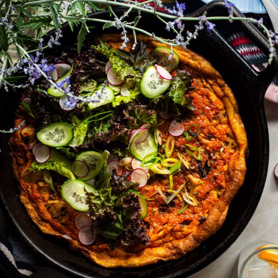 Mapo Tofu Frittata