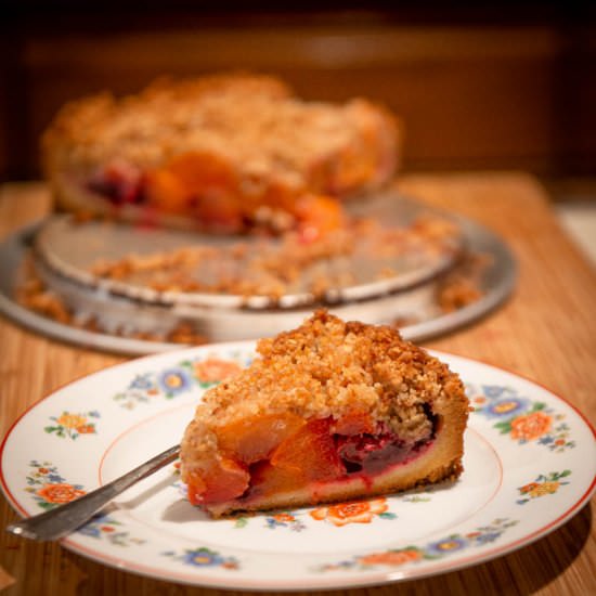 Apricot Crumble Tart