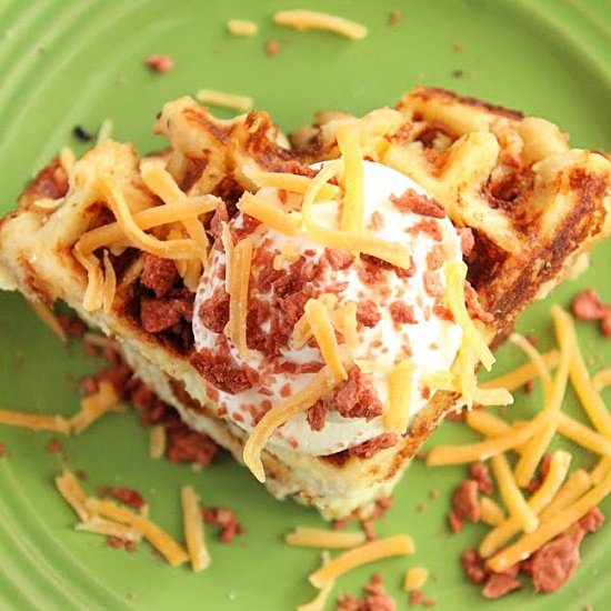 Mashed Potato Waffles