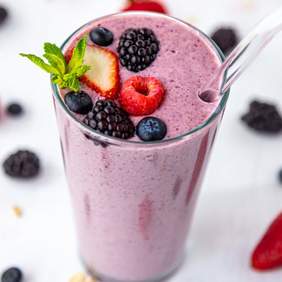 Berry Oat Smoothie