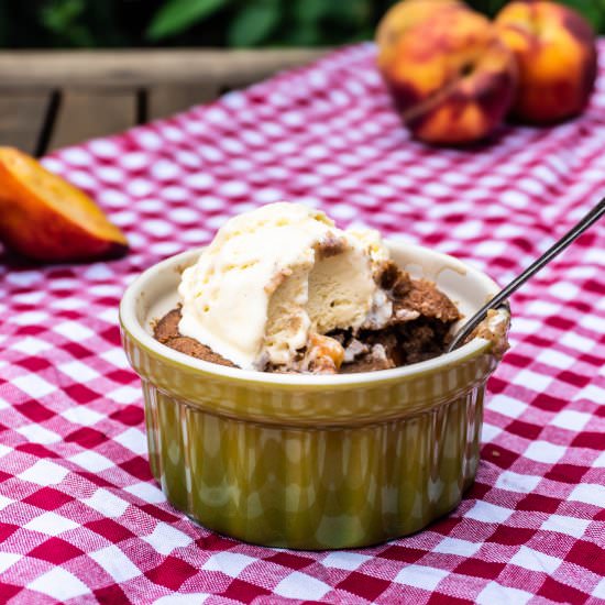 Mini Peach Cobblers