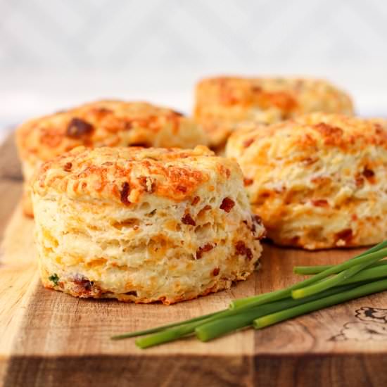 Cheddar Bacon & Chive Biscuits