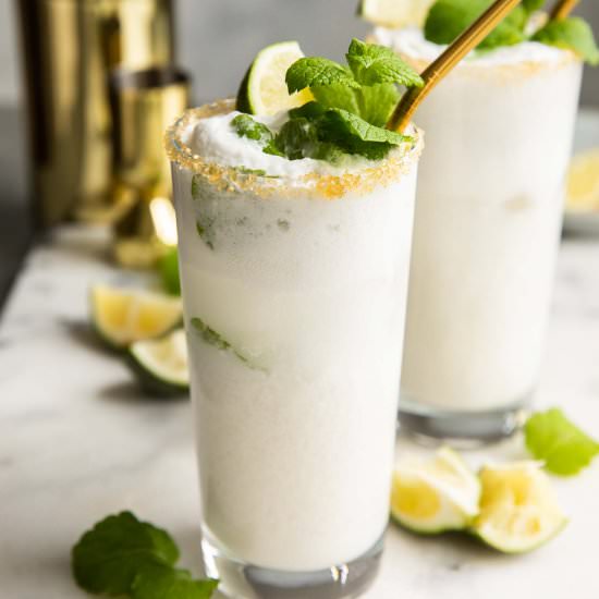 Creamy Coconut Lime Mojito