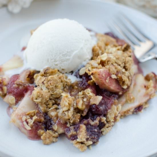 Apple Cranberry Crisp