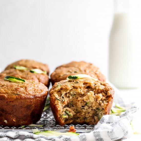 Healthy Zucchini Muffins – GF