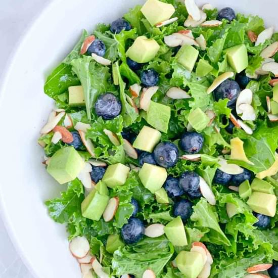 Kale, Blueberry & Avocado Salad