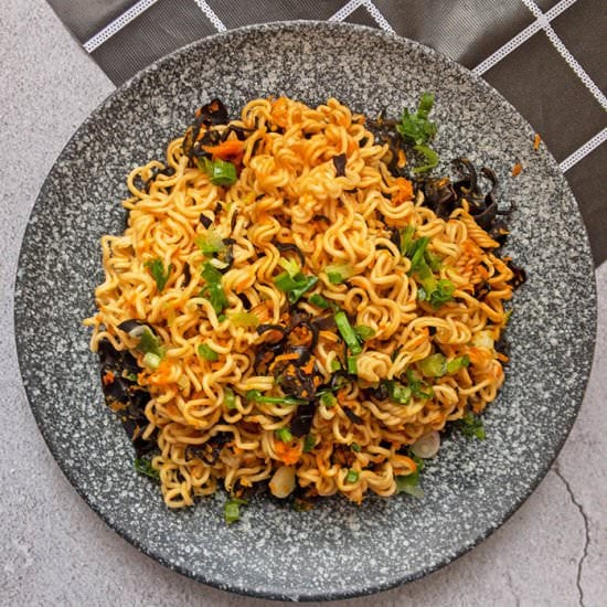 Vegan Chow Mein with Carrot