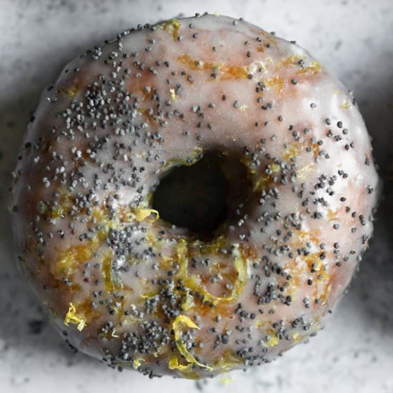 lemon poppy seed donuts