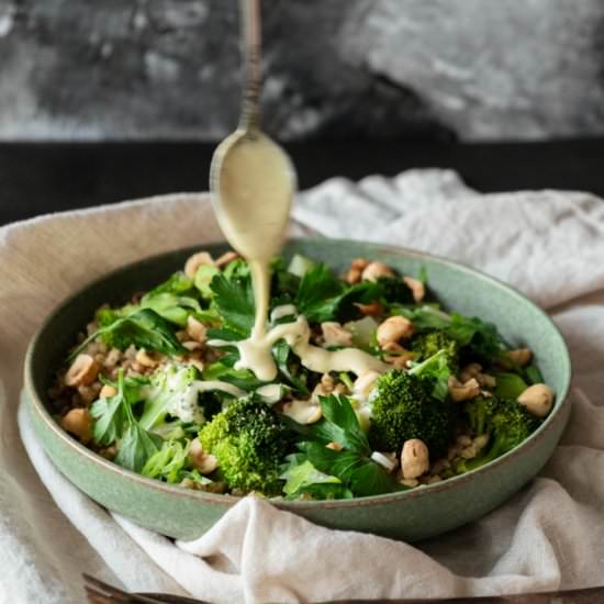 Barley and Broccoli Salad