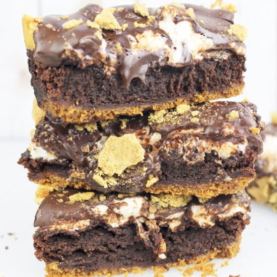 S’more Fudge Bars