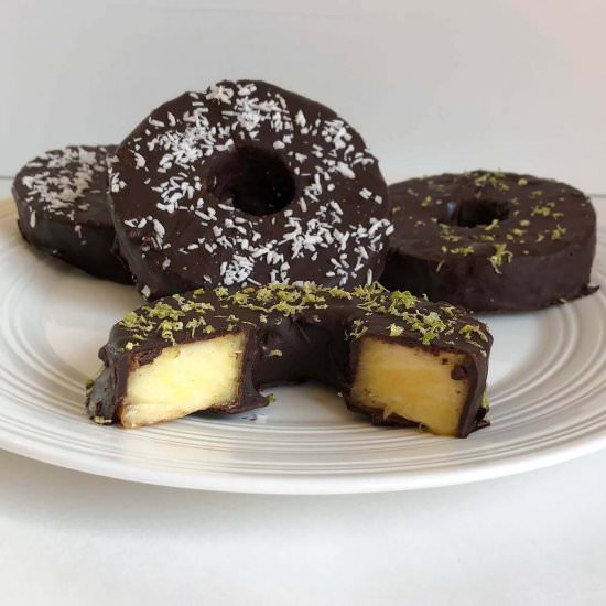 Chocolate Covered Pineapple Rings