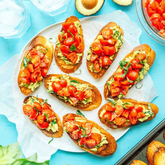 Avocado Bruschetta