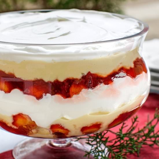 Strawberry Shortcake Trifle