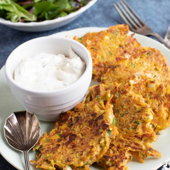 Easy Carrot Fritters