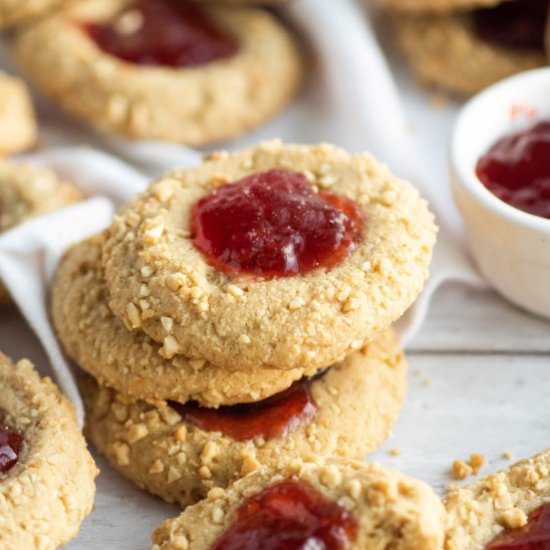 Peanut Butter and Jelly Cookies