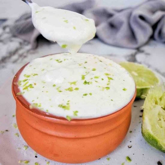 Lime Yogurt Sauce