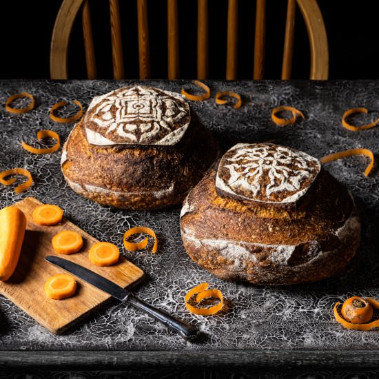 Carrot Sourdough Bread (with juice)