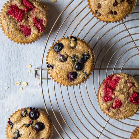 Oat Flour Muffins