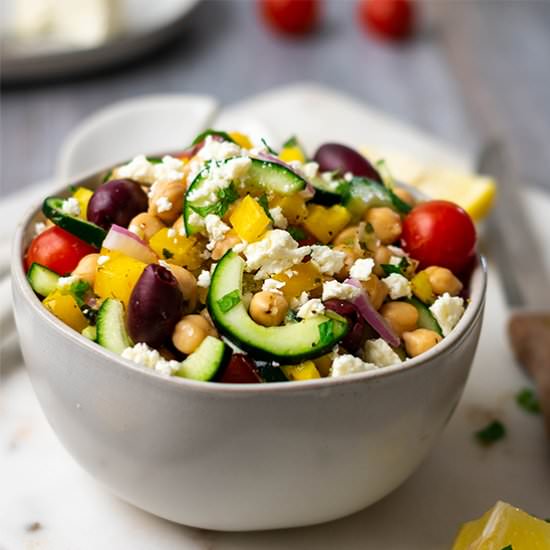 Greek Chickpea Salad