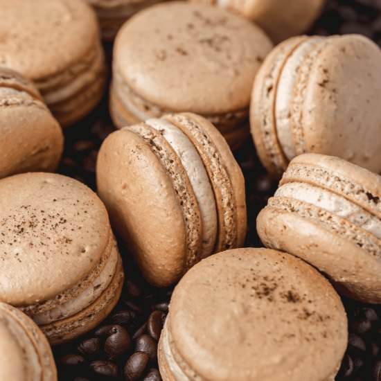 Espresso Macarons