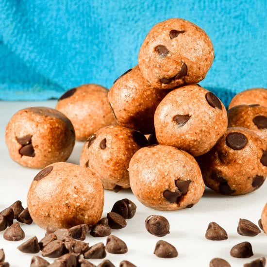 Easy Vegan Cookie Dough Bites- GF