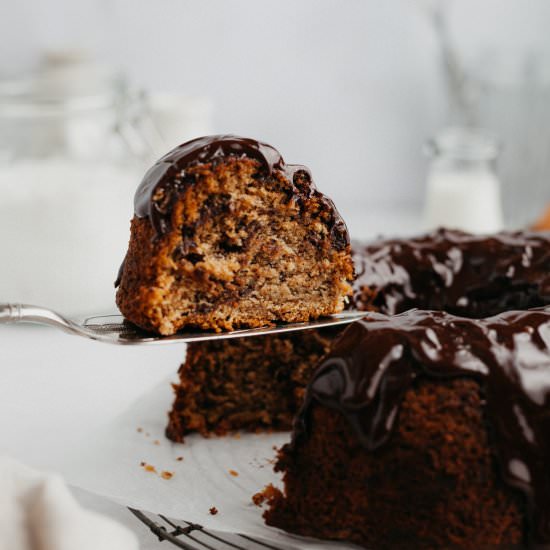 Banana Bread Bundt Cake