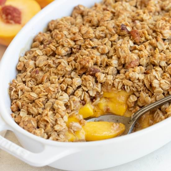 peach crisp