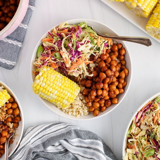 BBQ Chickpea Bowls