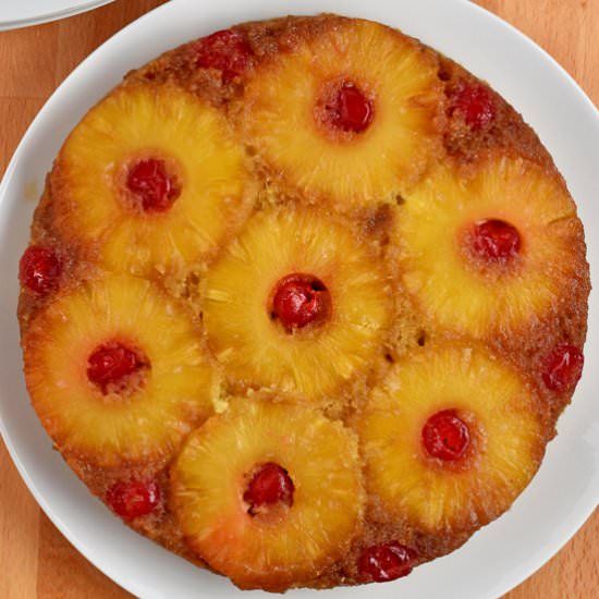 GF Pineapple Upside-Down Cake