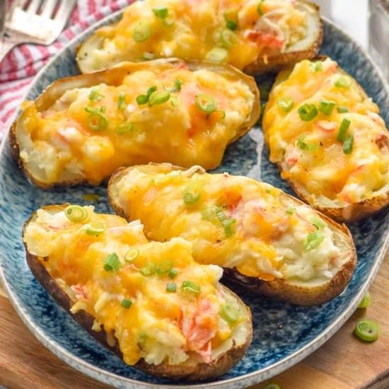 Crab Twice Baked Potatoes