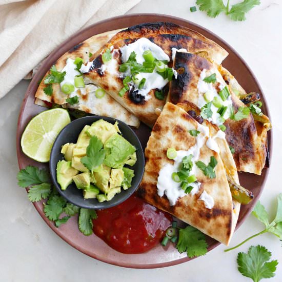 Grilled Veggie Quesadilla